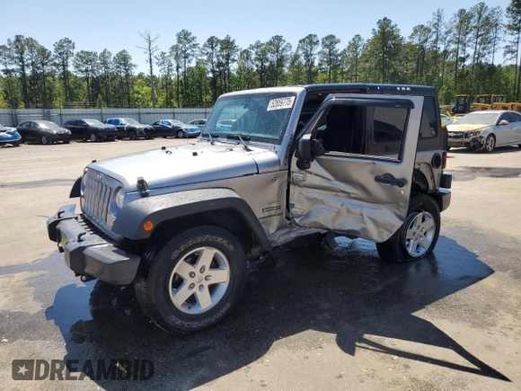 2013 Jeep Wrangler Sport z VIN 1C4AJWAG2DL649500, wystawiony jako Copart lot #52859775 z przebiegiem 70 254 mil mil oraz Szkoda całkowita • Salvage title. Historia ofert i sprzedaży dostępna na DreamBid. Obrazek 1.