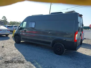 2023 Ram ProMaster Cargo with VIN 3C6MRVHG0PE574838, listed as a IAAI auction lot 40775403 with 3,760 mi miles. Bid and sale history available at carsss.com. Image 3.