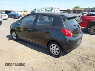 2014 Mitsubishi Mirage ES with VIN ML32A4HJ4EH004817, listed as a IAAI auction lot 42652590 with 155,186 mi miles and . Bid and sale history available at DreamBid. Image 3.