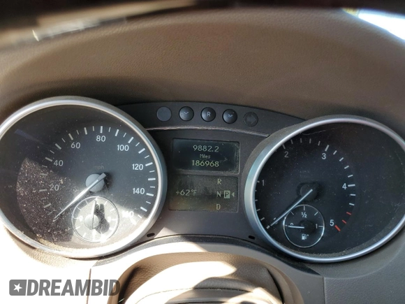 2008 Mercedes-Benz M 320 CDI with VIN 4JGBB22E58A359210, listed as a Copart auction lot 52036565 with 186,968 mi miles and Salvage Title. Bid and sale history available at carsss.com. Image 9.