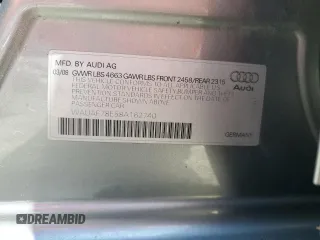 2008 Audi A4 2.0T с VIN WAUAF78E58A162740, выставлен на аукционе Copart как лот 60241235 с пробегом 124 040 миль миль и Чистый • Clean title. История ставок и продаж доступна на DreamBid. Изображение 12.