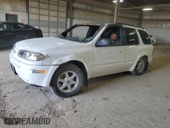 2002 Oldsmobile Bravada z VIN 1GHDT13S922187283, wystawiony jako Copart lot #55023094 z przebiegiem Nie podano mil oraz Szkoda całkowita • Salvage title. Historia ofert i sprzedaży dostępna na DreamBid. Obrazek 1.