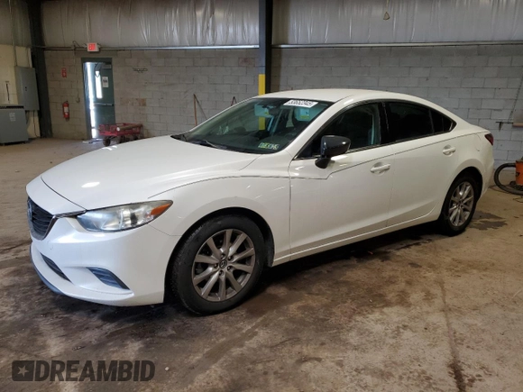 2014 Mazda 6 i Sport with VIN JM1GJ1U64E1116867, listed as a Copart auction lot 53652345 with 132,144 mi miles and Salvage Title. Bid and sale history available at carsss.com. Image 1.