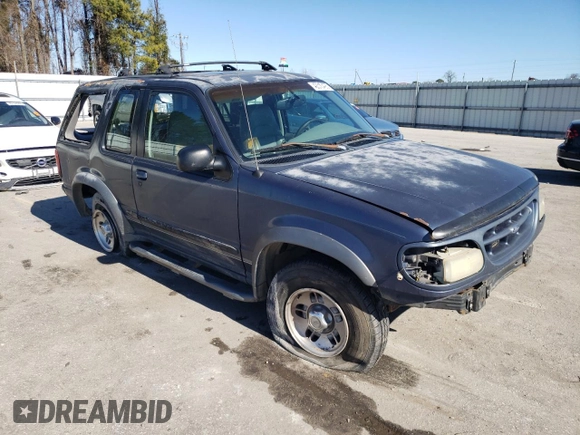 2000 Ford Explorer Sport with VIN 1FMYU60E4YUA35291, listed as a Copart auction lot 42510495 with 136,532 mi miles and Salvage title. Bid and sale history available at DreamBid. Image 4.