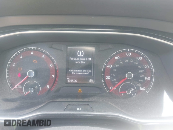 2019 Volkswagen Jetta S with VIN 3VWN57BU1KM195944, listed as a IAAI auction lot 42648235 with 103,506 mi miles and . Bid and sale history available at DreamBid. Image 7.