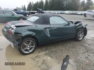 2001 Toyota MR2 z VIN JTDFR320810037734, wystawiony jako Copart lot #51645125 z przebiegiem 269 261 mil mil oraz Szkody całkowita. Historia ofert i sprzedaży dostępna na DreamBid. Obrazek 3.