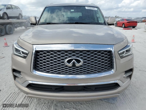 2020 Infiniti QX80 LUXE with VIN JN8AZ2NE0L9251521, listed as a Copart auction lot 44682925 with 46,986 mi miles and Salvage Title. Bid and sale history available at carsss.com. Image 5.
