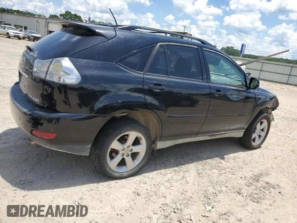 2006 Lexus RX 330 z VIN 2T2HA31U36C091567, wystawiony jako Copart lot #64073115 z przebiegiem 205 562 mil mil oraz Szkoda całkowita • Salvage title. Historia ofert i sprzedaży dostępna na DreamBid. Obrazek 3.
