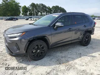 2022 Toyota RAV4 Hybrid SE with VIN JTM16RFVXNJ016590, listed as a Copart auction lot 56836825 with 55,091 mi miles and Salvage title. Bid and sale history available at DreamBid. Image 1.