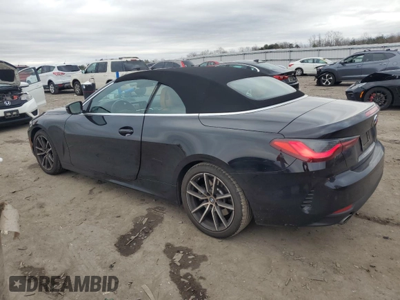 2021 BMW 4 Series 430i with VIN WBA23AT04MCG07881, listed as a Copart auction lot 85674914 with 20,812 mi miles and Salvage title. Bid and sale history available at DreamBid. Image 2.