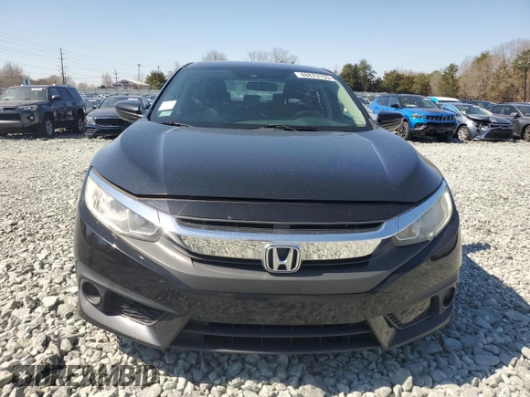 2017 Honda Civic Sedan LX with VIN 19XFC2F60HE010569, listed as a Copart auction lot 48873155 with 128,818 mi miles and Salvage Title. Bid and sale history available at carsss.com. Image 5.
