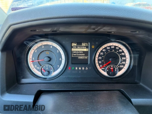 2018 Ram 1500 Big Horn with VIN 1C6RR7GT9JS332635, listed as a Copart auction lot 89153225 with 188,631 mi miles and Clean title. Bid and sale history available at DreamBid. Image 8.