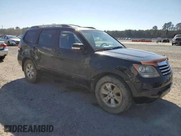 2009 Kia Borrego LX with VIN KNDJH741295020453, listed as a Copart auction lot 43809965 with 188,077 mi miles and Salvage Title. Bid and sale history available at DreamBid. Image 4.