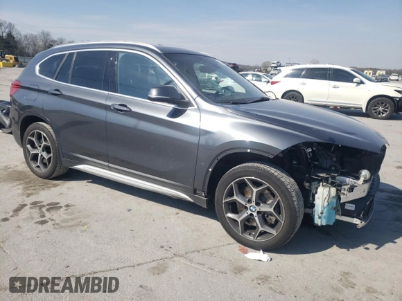 2018 BMW X1 sDrive28i with VIN WBXHU7C32J3H42508, listed as a Copart auction lot 50634735 with 96,713 mi miles and Salvage Title. Bid and sale history available at carsss.com. Image 4.