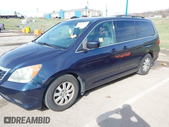 2009 Honda Odyssey EX-L with VIN 5FNRL38689B403246, listed as a IAAI auction lot 41854376 with 260,341 mi miles. Bid and sale history available at carsss.com. Image 2.
