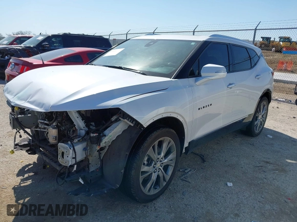 2022 Chevrolet Blazer Premier with VIN 3GNKBFRS8NS159382, listed as a IAAI auction lot 42031038 with 65,055 mi miles and . Bid and sale history available at DreamBid. Image 2.