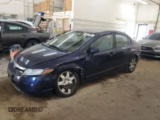 2008 Honda Civic LX with VIN 1HGFA16538L101125, listed as a Copart auction lot 55877955 with 191,387 mi miles and Non Repairable. Bid and sale history available at DreamBid. Image 1.