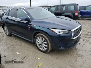 2019 Infiniti QX50 LUXE with VIN 3PCAJ5M30KF116984, listed as a Copart auction lot 44524413 with 52,745 mi miles. Bid and sale history available at carsss.com. Image 4.