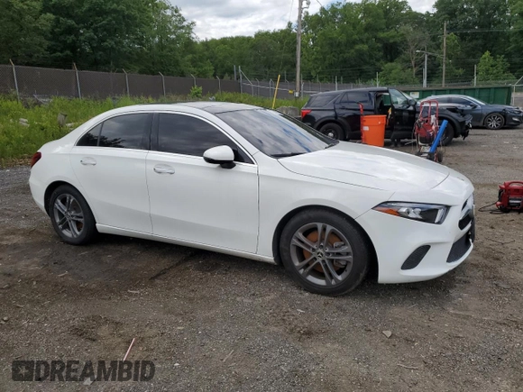 2020 Mercedes-Benz A 220 with VIN W1K3G4FB3LJ214722, listed as a Copart auction lot 58351985 with 57,148 mi miles and Clean title. Bid and sale history available at DreamBid. Image 4.