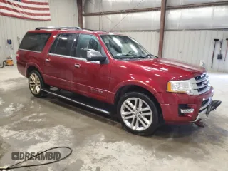 2015 Ford Expedition Max Platinum with VIN 1FMJK1MT9FEF17653, listed as a Copart auction lot 59364175 with 171,517 mi miles and Clean title. Bid and sale history available at DreamBid. Image 4.