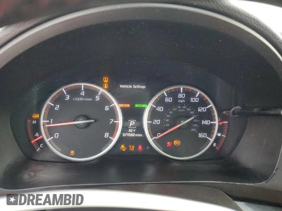2020 Acura ILX w/Premium/A-SPEC Pkg with VIN 19UDE2F80LA004447, listed as a Copart auction lot 48059815 with 79,542 mi miles and Salvage Title. Bid and sale history available at carsss.com. Image 9.