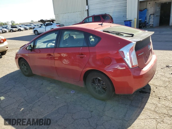 2013 Toyota Prius One with VIN JTDKN3DU8D0355741, listed as a Copart auction lot 53529295 with 125,550 mi miles and Salvage Title. Bid and sale history available at DreamBid. Image 2.