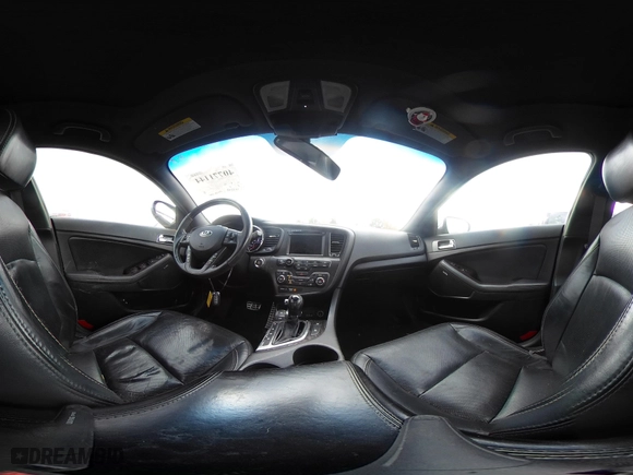 2013 Kia Optima SX w/Limited Pkg with VIN 5XXGR4A6XDG121265, listed as a IAAI auction lot 40771144 with 129,247 mi miles. Bid and sale history available at carsss.com. Image 18.