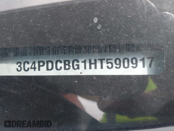 2017 Dodge Journey SXT с VIN 3C4PDCBG1HT590917, выставлен на аукционе IAAI как лот 42692623 с пробегом 159 959 миль миль и . История ставок и продаж доступна на DreamBid. Изображение 9.