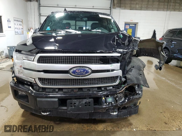 2019 Ford F-150 XL with VIN 1FTEW1E49KFA35982, listed as a Copart auction lot 42703425 with 49,189 mi miles and Salvage Title. Bid and sale history available at carsss.com. Image 5.