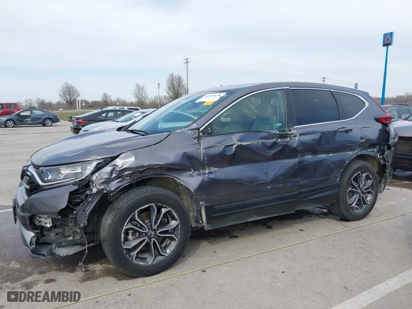 2021 Honda CR-V EX-L with VIN 5J6RW2H8XML008410, listed as a IAAI auction lot 41800858 with 64,167 mi miles. Bid and sale history available at carsss.com. Image 6.