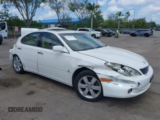 2006 Lexus ES 350 with VIN JTHBA30G765148368, listed as a IAAI auction lot 42091292 with 61,115 mi miles and . Bid and sale history available at DreamBid. Image 1.