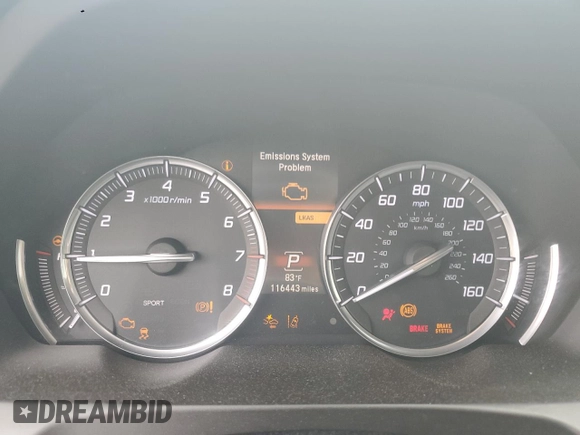 2016 Acura TLX Technology z VIN 19UUB3F51GA001311, wystawiony jako Copart lot #50696375 z przebiegiem 116 443 mil mil oraz Szkoda całkowita • Salvage title. Historia ofert i sprzedaży dostępna na DreamBid. Obrazek 9.
