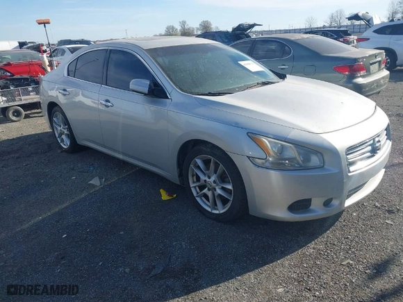 2014 Nissan Maxima 3.5 SV with VIN 1N4AA5AP9EC430129, listed as a IAAI auction lot 41808313 with 169,016 mi miles. Bid and sale history available at carsss.com. Image 1.