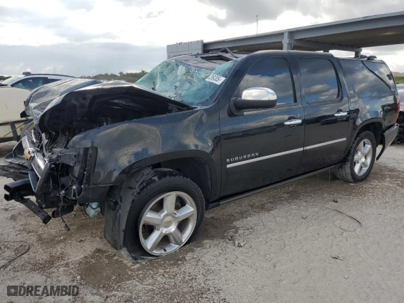 2012 Chevrolet Suburban LTZ with VIN 1GNSKKE75CR282616, listed as a Copart auction lot 44913935 with 123,238 mi miles and Non Repairable. Bid and sale history available at carsss.com. Image 1.