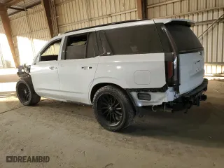 2023 Cadillac Escalade 4WD Sport Platinum with VIN 1GYS4GKL4PR244988, listed as a Copart auction lot 81097754 with 0 mi miles and Salvage Title. Bid and sale history available at carsss.com. Image 2.
