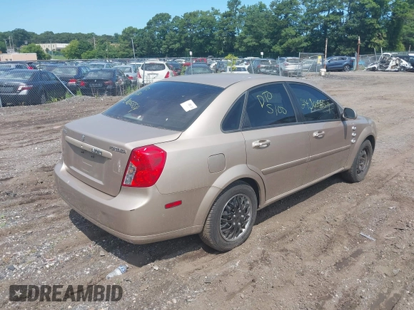 2006 Suzuki Forenza with VIN KL5JD56Z36K472708, listed as a IAAI auction lot 39974625 with 96,531 mi miles and . Bid and sale history available at DreamBid. Image 4.