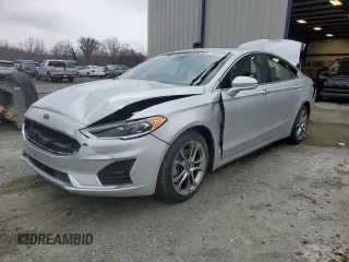 2019 Ford Fusion SEL with VIN 3FA6P0CD7KR139488, listed as a Copart auction lot 44620805 with 98,038 mi miles and Salvage Title. Bid and sale history available at carsss.com. Image 1.