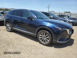 2021 Mazda CX-9 Grand Touring with VIN JM3TCBDY6M0520443, listed as a Copart auction lot 57403735 with 31,414 mi miles and Salvage title. Bid and sale history available at DreamBid. Image 4.