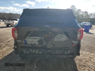 2023 Ford Explorer ST with VIN 1FM5K8GC6PGC39659, listed as a Copart auction lot 46450355 with 28,402 mi miles and Salvage Title. Bid and sale history available at carsss.com. Image 6.