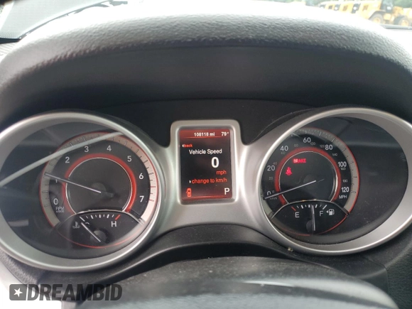 2015 Dodge Journey SXT with VIN 3C4PDCBG9FT690969, listed as a Copart auction lot 63434185 with 108,118 mi miles and Clean title. Bid and sale history available at DreamBid. Image 9.