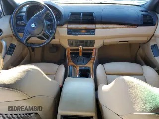 2002 BMW X5 4.4i with VIN 5UXFB335X2LH35651, listed as a Copart auction lot 44817345 with 133,972 mi miles and Salvage Title. Bid and sale history available at carsss.com. Image 8.