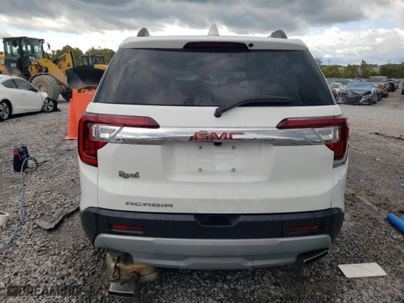 2022 GMC Acadia SLT with VIN 1GKKNMLS9NZ111281, listed as a Copart auction lot 73383074 with 23,861 mi miles and Salvage Title. Bid and sale history available at carsss.com. Image 6.