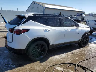 2022 Chevrolet Blazer RS with VIN 3GNKBKRS1NS152170, listed as a Copart auction lot 45322235 with 30,025 mi miles and Salvage title. Bid and sale history available at DreamBid. Image 3.