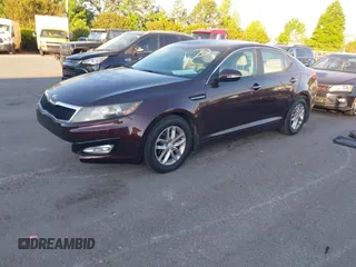 2013 Kia Optima LX with VIN 5XXGM4A71DG124725, listed as a IAAI auction lot 42041768 with 184,181 mi miles and . Bid and sale history available at carsss.com. Image 17.