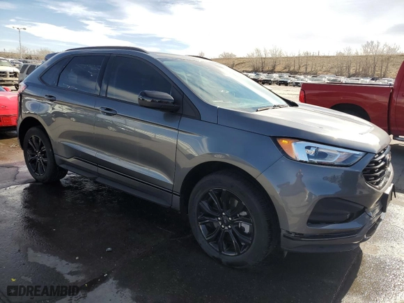 2022 Ford Edge SE with VIN 2FMPK4G94NBB00592, listed as a Copart auction lot 47573105 with 36,549 mi miles and Salvage Title. Bid and sale history available at carsss.com. Image 4.