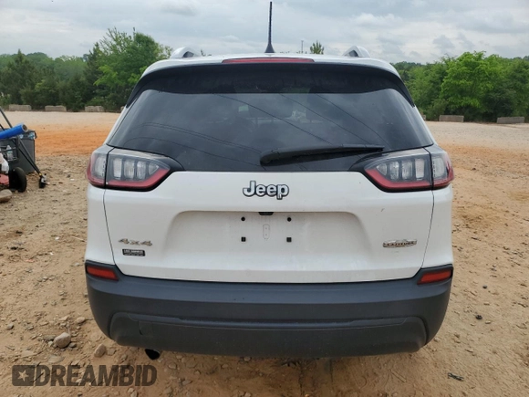 2019 Jeep Cherokee Latitude Plus with VIN 1C4PJMLB7KD195798, listed as a Copart auction lot 54230905 with 80,898 mi miles and Salvage title. Bid and sale history available at DreamBid. Image 6.
