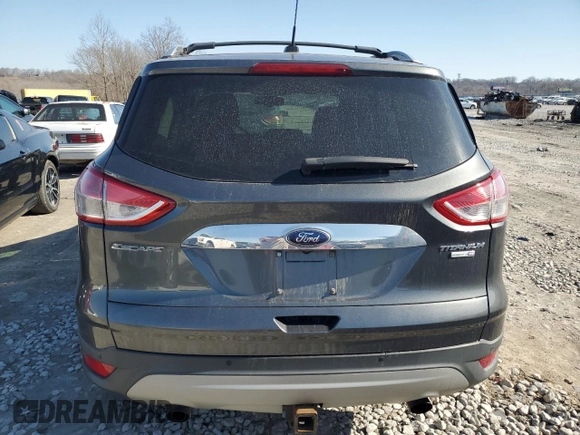 2016 Ford Escape Titanium with VIN 1FMCU9J97GUC18874, listed as a Copart auction lot 48399245 with 138,133 mi miles and Salvage Title. Bid and sale history available at DreamBid. Image 6.