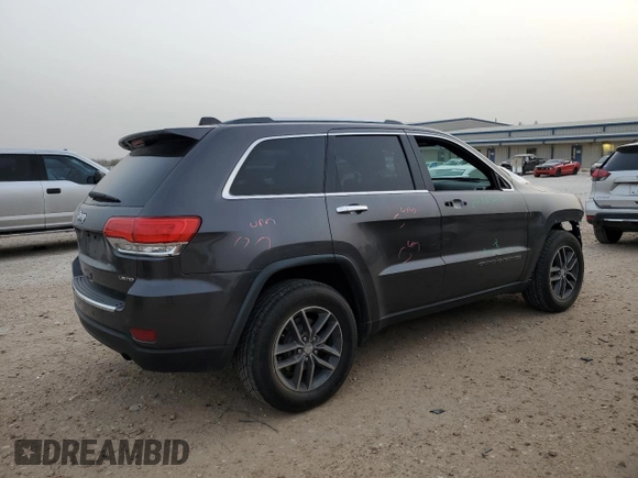 2017 Jeep Grand Cherokee Limited with VIN 1C4RJEBG2HC628499, listed as a Copart auction lot 47594825 with 117,781 mi miles and Salvage Title. Bid and sale history available at carsss.com. Image 3.
