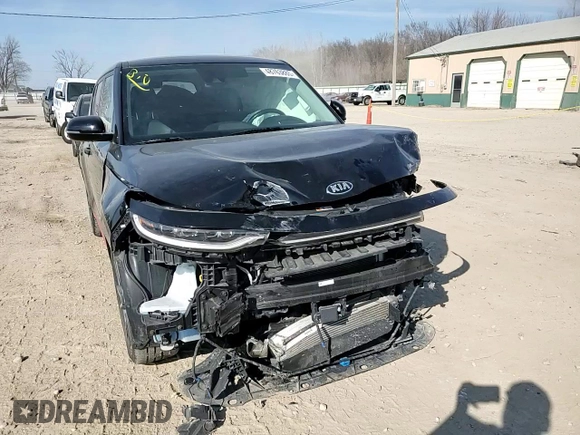 2021 Kia Soul Turbo with VIN KNDJ53AFXM7126597, listed as a Copart auction lot 48763885 with Not Provided miles and Salvage Title. Bid and sale history available at DreamBid. Image 11.