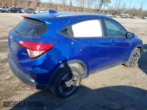 2018 Honda HR-V EX-L Navi with VIN 3CZRU6H74JM705814, listed as a IAAI auction lot 41296671 with 56,702 mi miles. Bid and sale history available at carsss.com. Image 4.
